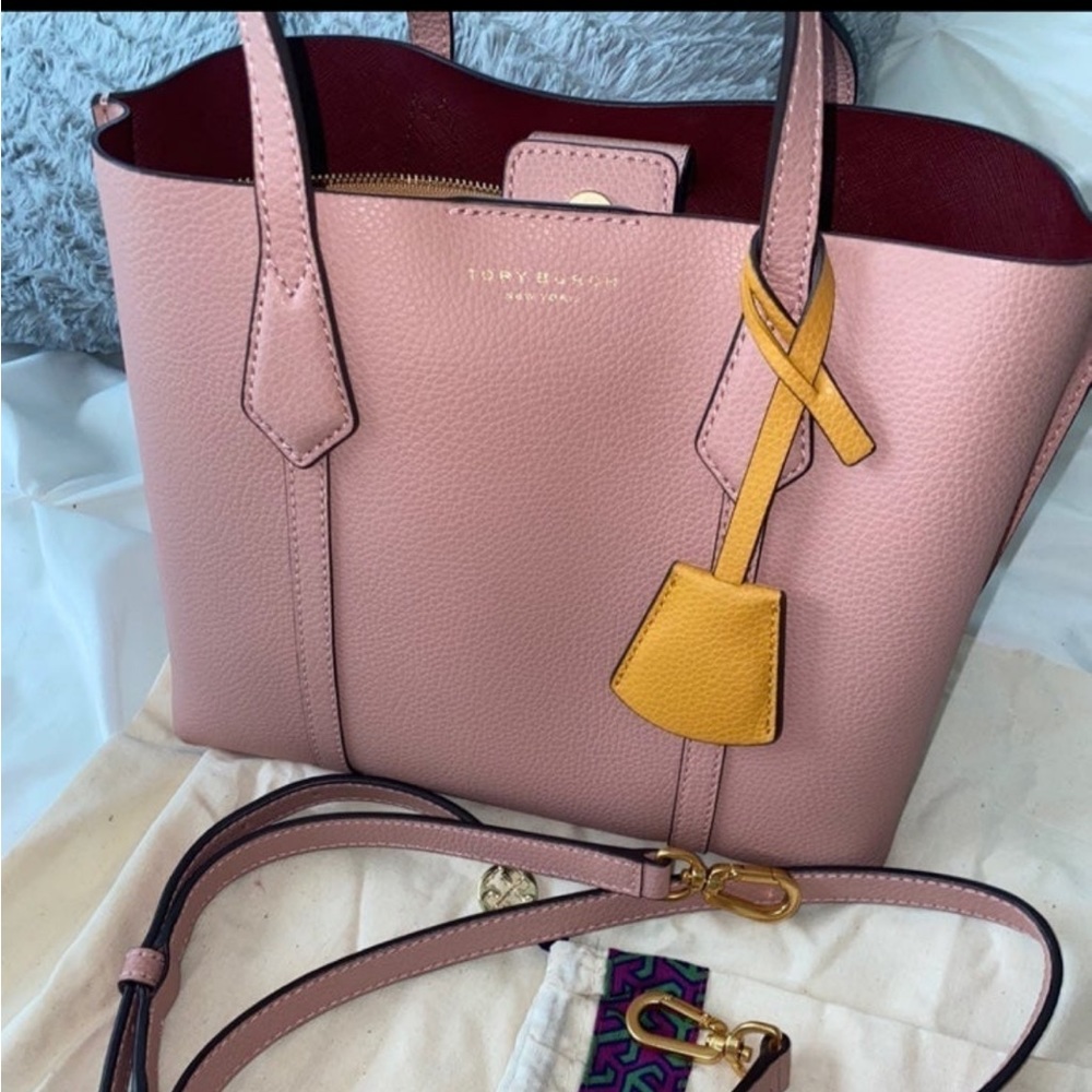 Tory Burch pink moon small perry